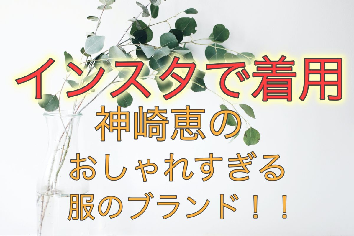 神崎恵 インスタで着用ワンピースのブランドは ドラマソムリエ